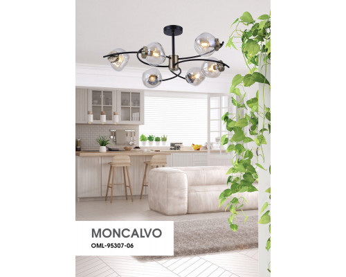 Дополнительное фото Люстра потолочная Omnilux Moncalvo OML-95307-06: Купить в Интернет магазин освещения GCSVET.RU