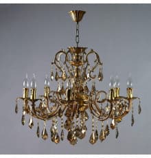 Люстра подвесная Ambiente Alicante 8888/8 AB Honey Leaf