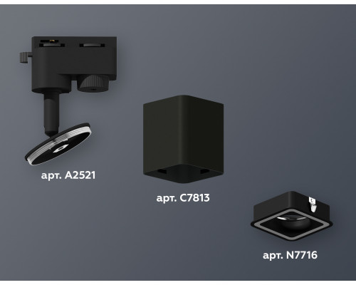 Дополнительное фото Светильник трековый (однофазный) Ambrella Light Track System XT7813020 (A2521, C7813, N7716): Купить в Интернет магазин освещения GCSVET.RU