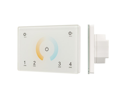 Основное фото Панель Arlight Sens Smart-P81-Mix White (230V, 4 зоны, 2.4G) 028400: Купить в Интернет магазин освещения GCSVET.RU