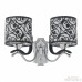 Дополнительное фото Настенный светильник Arte Milano Florentia-4957 304957/2W Bk/Ni: Купить в Интернет магазин освещения GCSVET.RU