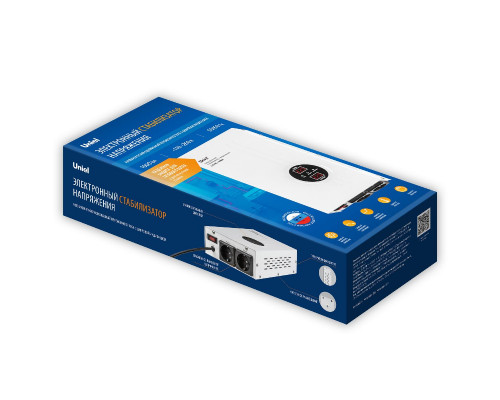 Дополнительное фото Стабилизатор напряжения Uniel U-DTRS-1000W UL-00010577: Купить в Интернет магазин освещения GCSVET.RU