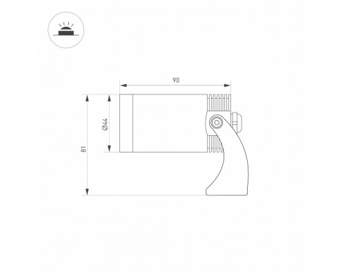 Дополнительное фото Светильник для фонтанов Arlight Kt-water 028079: Купить в Интернет магазин освещения GCSVET.RU
