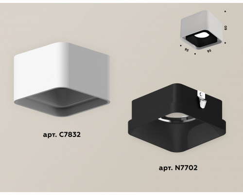 Дополнительное фото Светильник накладной Ambrella Light Techno XS7832002 (C7832, N7702): Купить в Интернет магазин освещения GCSVET.RU