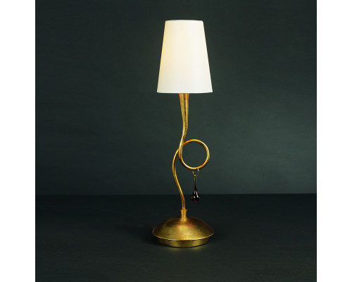 Дополнительное фото Лампа настольная Mantra Paola Painted Gold 3545: Купить в Интернет магазин освещения GCSVET.RU