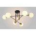 Дополнительное фото Люстра потолочная Crystal Lux Fidel FIDEL PL6 BLACK: Купить в Интернет магазин освещения GCSVET.RU