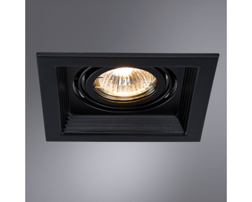 Дополнительное фото Светильник встраиваемый Arte Lamp Canis A6661PL-1BK: Купить в Интернет магазин освещения GCSVET.RU