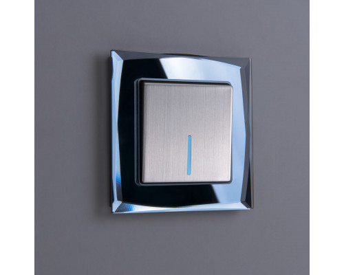Дополнительное фото Рамка на 1 пост Werkel Diamant черный W0011208 4690389158797: Купить в Интернет магазин освещения GCSVET.RU