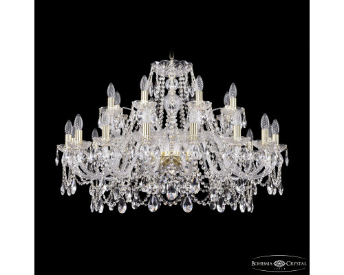 Основное фото Люстра подвесная Bohemia Ivele Crystal 1411/16+8/360 G: Купить в Интернет магазин освещения GCSVET.RU