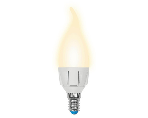 Основное фото Светодиодная лампа для диммера (UL-00004299) Uniel E14 7W 3000K матовая LED-CW37 7W/3000K/E14/FR/DIM PLP01WH: Купить в Интернет магазин освещения GCSVET.RU
