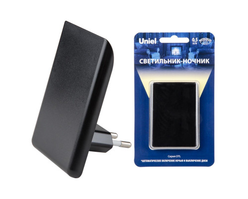 Дополнительное фото Светильник-ночник Uniel DTL-320 Прямоугольник/Black/Sensor UL-00007222: Купить в Интернет магазин освещения GCSVET.RU