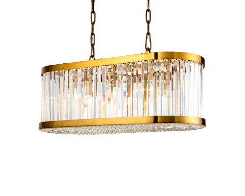 Основное фото Люстра подвесная Delight Collection Welles KR0388P-8L/A brass: Купить в Интернет магазин освещения GCSVET.RU