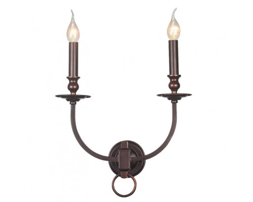 Основное фото Настенный светильник Crystal Lux Suerte Brown AP2: Купить в Интернет магазин освещения GCSVET.RU