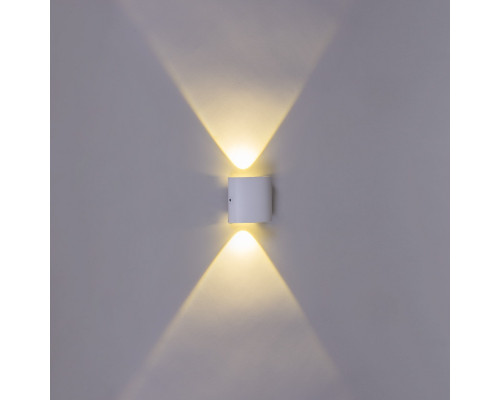 Основное фото Светильник для улицы Reluce 86831-9.2-002TLFC LED2*3W WT: Купить в Интернет магазин освещения GCSVET.RU