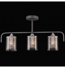 Люстра потолочная со штангой Natali Kovaltseva 75066/3C STAIN SILVER
