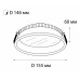 Дополнительное фото Светильник встраиваемый Italline IT06-6013 black 4000K: Купить в Интернет магазин освещения GCSVET.RU