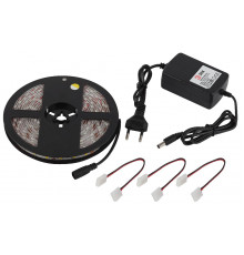 Лента светодиодная (комплект) Эра 12В 5050 14,4Вт/м 2700K 5м IP65 5050kit-14,4-60-12-IP65-2700-5m Б0043069