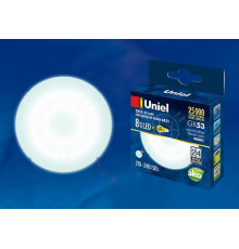 Светодиодная лампочка Uniel LED-GX53 LED-GX53-8W/NW/GX53/FR PLZ01WH