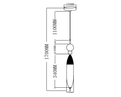 Дополнительное фото Светильник подвесной Moderli Candle V10915-PL: Купить в Интернет магазин освещения GCSVET.RU