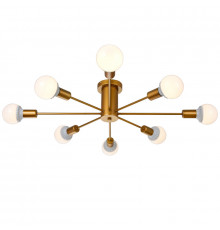 Люстра потолочная Natali Kovaltseva LOFT 75140/8C GOLD