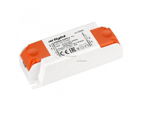 Основное фото Сетевой адаптер Arlight ARJ-KE16700A (11W, 700mA) 026509: Купить в Интернет магазин освещения GCSVET.RU