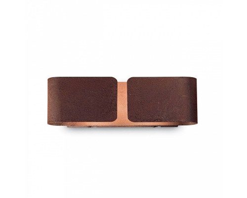 Основное фото Светильник настенный Ideal Lux Clip AP2 Mini Corten 170923: Купить в Интернет магазин освещения GCSVET.RU