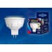 Дополнительное фото Светодиодная лампочка Uniel Яркая LED-JCDR 6W/WW/GU10/FR PLP01WH картон: Купить в Интернет магазин освещения GCSVET.RU