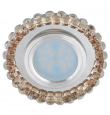 Светильник встраиваемый Fametto Luciole DLS-L133 GU5.3 Chrome/Champagne
