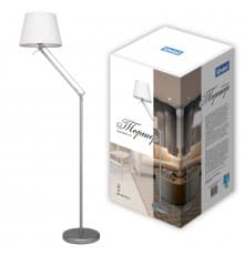 Напольный светильник Uniel UML-T500 E27 SILVER/WHITE UL-00010181
