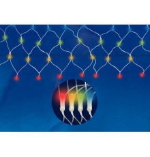 Светодиодная гирлянда Uniel сетка (09565) разноцветный ULD-N2520-240/DTA Multi IP20