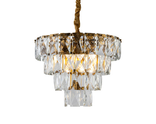 Основное фото Люстра подвесная Delight Collection Amazone KG1113P-7 brass/clear: Купить в Интернет магазин освещения GCSVET.RU
