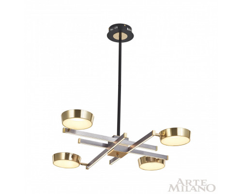 Дополнительное фото Люстра потолочная Arte Milano 271279/4 NI/GD: Купить в Интернет магазин освещения GCSVET.RU