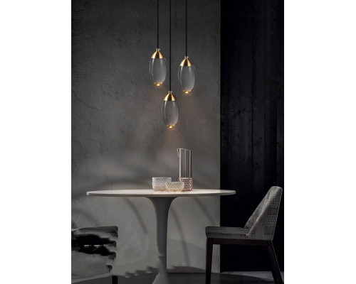 Дополнительное фото Светильник подвесной DeLight Collection Celestial MT8848-3H brass: Купить в Интернет магазин освещения GCSVET.RU