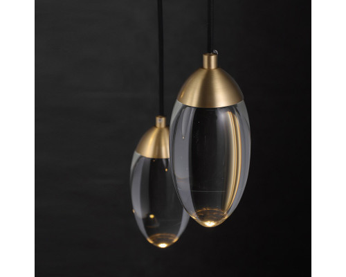 Дополнительное фото Светильник подвесной DeLight Collection Celestial MT8848-3H brass: Купить в Интернет магазин освещения GCSVET.RU