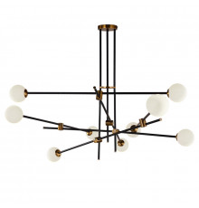 Люстра потолочная Delight Collection Bistro Globe 9389P/9 black/gold