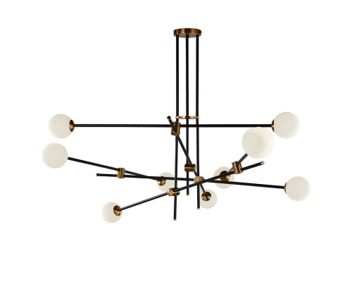 Основное фото Люстра потолочная Delight Collection Bistro Globe 9389P/9 black/gold: Купить в Интернет магазин освещения GCSVET.RU