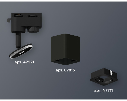 Дополнительное фото Светильник трековый (однофазный) Ambrella Light Track System XT7813010 (A2521, C7813, N7711): Купить в Интернет магазин освещения GCSVET.RU
