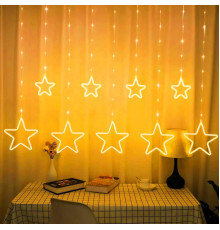 Светодиодная гирлянда занавес ЭРА Неоновые звезды ЕGNIG Б0051877