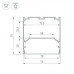 Дополнительное фото Алюминиевый профиль Arlight LINE-S-7575-2000 WHITE 041858: Купить в Интернет магазин освещения GCSVET.RU