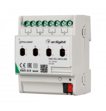 Релейный модуль Arlight KNX-704-SW16-Din (Bus, 4x16A) 025661