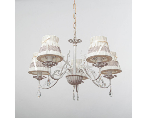 Дополнительное фото Люстра подвесная Abrasax Emma L.5401-5CREAM/G: Купить в Интернет магазин освещения GCSVET.RU