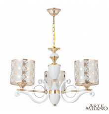 Люстра подвесная Arte Milano Florentia-3097 303097/3 Wh/Gd