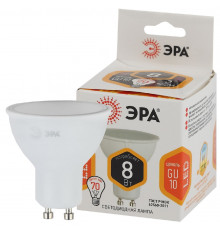 Светодиодная лампочка Эра LED MR16-8W-827-GU10 Б0036728