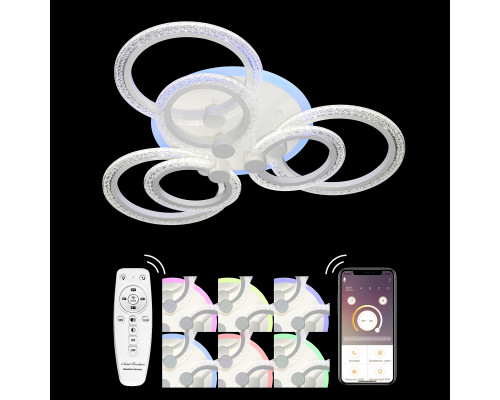 Основное фото Люстра потолочная Natali Kovaltseva HIGH-TECH LED LAMPS 82013: Купить в Интернет магазин освещения GCSVET.RU