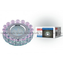Светильник встраиваемый Fametto Luciole DLS-L102 GU5.3 CHROME/PINK