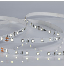 Лента светодиодная Uniel ULS-2835-60LED/m-8mm-IP20-DC24V-6W/m-5M-W катушка в герметичной упаковке