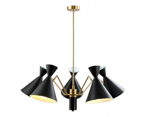 Дополнительное фото Люстра подвесная Crystal Lux Joven SP5 Gold/Black: Купить в Интернет магазин освещения GCSVET.RU