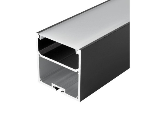 Основное фото Профиль Arlight SL-LINE-5050-2500 BLACK+OPAL 027990: Купить в Интернет магазин освещения GCSVET.RU