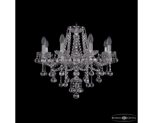 Основное фото Люстра подвесная Bohemia Ivele Crystal 1415/8/200 Ni Balls: Купить в Интернет магазин освещения GCSVET.RU