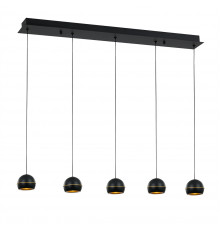 Люстра подвесная DeLight Collection MD21001034-5B black/gold